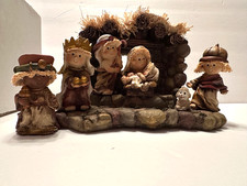 Kurt S. Adler Collectable Ceramic 7 pc Manger Set/ Nativity Set picture