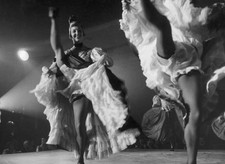 French Cancan At Moulin Rouge September 1955 Historic France Old Photo picture