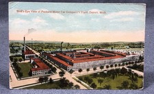 Packard Motor Car Company Detroit MI Antique Postcard PC DB Unused picture