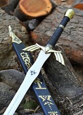 42.5” Metal Handmade Skyward Master Sword Replica Cosplay Weapon Leather Sheath picture
