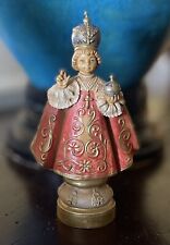 Vintage Fontanini Simonetti 4.5-Inch Infant of Prague Statue #43105 Italy 1985 picture