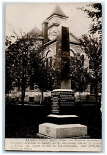 1911 Lincoln Court House Monument Lincoln KS Sylvan Grove KS RPPC Photo Postcard picture
