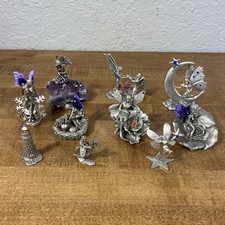 CCI Comstock Creations Lot Of Pewter Fairy Fantasy Figures Figurines picture