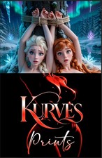 ELSA & ANNA COSPLAY V4 | VIRGIN NOTI | SINGLE COVER PRINT | KURVES COMICS picture