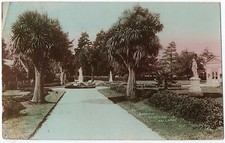 1908 RPPC Botanic Gardens Real Photo Postcard Ballarat R.J. Victoria Australia picture