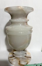 LOT OF 9 Pakistani 4'' X 8'' Banded Onyx Marble Candle Holders  Natural Stone picture