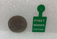Vintage Piney Woods Festival Tab Button Pin picture