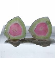 Beautiful Watermelon Tourmaline Slices  ||8.70 CT || From @Afg picture