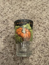 Vtg Buffalo Bill's Brewing Pumpkin Ale Beer Pint Glass 16 oz Bar Hayward CA RARE picture