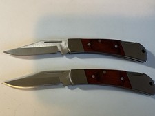 2-UNBRANDED SINGLE BLADED POCKET KNIVES NIB 2.25”BLADES 5.25” TOTAL LGTH. L-24 picture