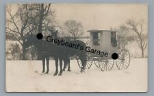 RPPC RFD Delivery Wagon Mail MARROWBONE IL Moultrie County Real Photo Postcard picture