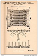 Original Patent Specification - W. Wussow in Oshkosh and Menominee, USA, 1899, Strei picture