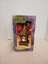 Gemmy Halloween Gothic Lantern Hanging or Tabletop Fabric Flame 2003 NOS READ picture