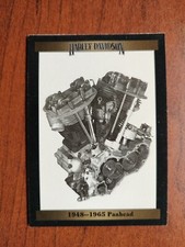 1992 Collect-A-Card Harley Davidson Series 2 # 197 1948-1965 Panhead picture
