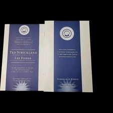Ted Strickland Ohio Governor Inauguration Invite/Schedule of Events 2007 picture