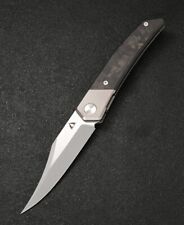 CMB Zetsu CMB-09 Titanium+Carbon Fiber Handle M390 Steel Pocket Folding Knife picture