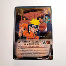 Naruto CCG Naruto Uzumaki & Gamabunta T2-009 Hologram (2002) Bandai picture