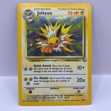 Jolteon 4/64 Jungle 1999 Holo Rare Unlimited Vintage Pokémon TCG Card LP  picture