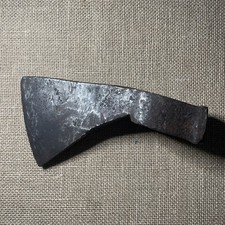 ANTIQUE 16TH CENTURY IRON AXE HEAD WITH MAKER'S MARK Medieval tools weapons X1 picture
