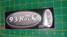 93 ROCK VINTAGE Decal Sticker ORIGINAL OLD STOCK picture