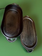 VTG BSR Cast Iron Deep Fish Fryer 3060 & Sportsman Cover Griddle Lid 3093 Set picture