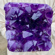 12.68LB  Natural Amethyst geode quartz cluster crystal specimen energy healing picture