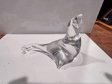 clear crystal seal figurine picture