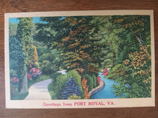 c1930s Scenic Greetings from Port Royal, Caroline County, VA, NYCE picture