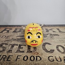 Vintage Wes-Ko Plastic Piggy Pig Bank - Turned Into A Lamp - One Of A Kind picture