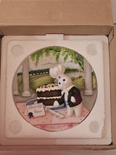 Pillsbury Doughboy 3D Collector Plate CHOCOLATE PRALINE CAKE  Danbury Mint W BOX picture