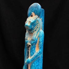 Egyptian Artifacts Rare Authentic Pharaonic Statue Egyptian Goddess Sekhmet BC picture