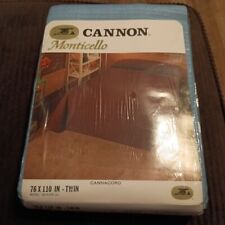 Vintage Cannon Monticello Cannacord Twin No-Iron Bedspread 927-113 Sapphire 1984 picture