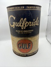 5 QUART GULFPRIDE OIL CAN picture