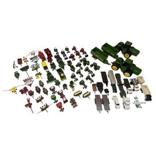 Huge  ERTL John Deere Case IH Ford Farm Toy Lot Tractors Trailers 75 Pieces READ picture