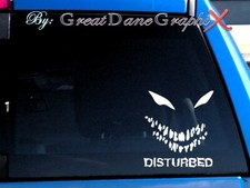 Disturbed Smiley (NEW) - Vinyl Decal Sticker -Color Choice -HIGH QUALITY picture