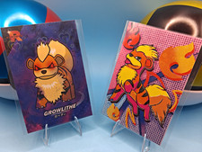 Lot of 2 Pokémon Rocket Team Card Database Growlithe Holo picture