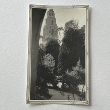 Vintage Snapshot Photograph California Tower Building Balboa Park San Diego CA picture
