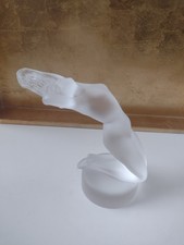 Lalique Crystal Chrysis Nude Figurine Signed France Art Deco Frosted Glass 6