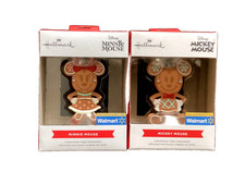 Hallmark Mickey & Minne Mouse Gingerbread Ornaments Walmart Exclusive 2026 picture