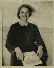 1950 Press Photo Jane Pryor Visits New Orleans - noc16049 picture