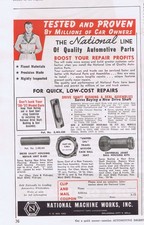 1949 & 1950's Original Ads - NATIONAL MACHINE WORKS, INC, OKLAHOMA CITY - 7 ADS picture