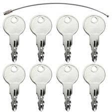 8 Pack Generac Replacement Keys - Fits 0G6624 Models, Durable Metal Construction picture