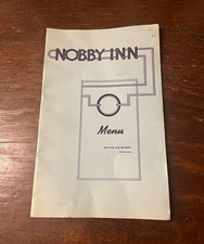 Vintage The Nobby Inn A La Carte Menu and Fountain Menu (Air Conditioned) picture