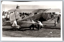 Vintage RPPC 1929 Curtiss Robin St Louis Robin NR59H Endurance Airplane Postcard picture