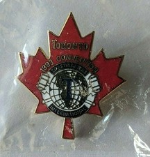 Toastmasters International 1993 Toronto Convention Lapel Hat Pin picture