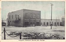 Postcard Claypool Machine Works and Garage in Auburn, Indiana~125245 picture