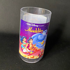 Vintage Burger King Disney Aladdin Collector Series #8 Clear Plastic Cup 5.5” picture