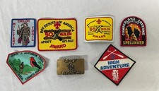 Vintage BSA Various Patches, a Decal and a Belt Buckle picture