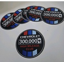 300,000+ High Mileage Club Decal Sticker for Chevrolet picture