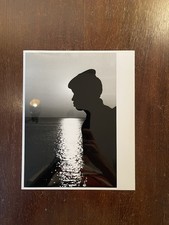 1969 USS Wahkiakum County LST-1162 Navy Photo Silhouette Moon Deck Scene picture
